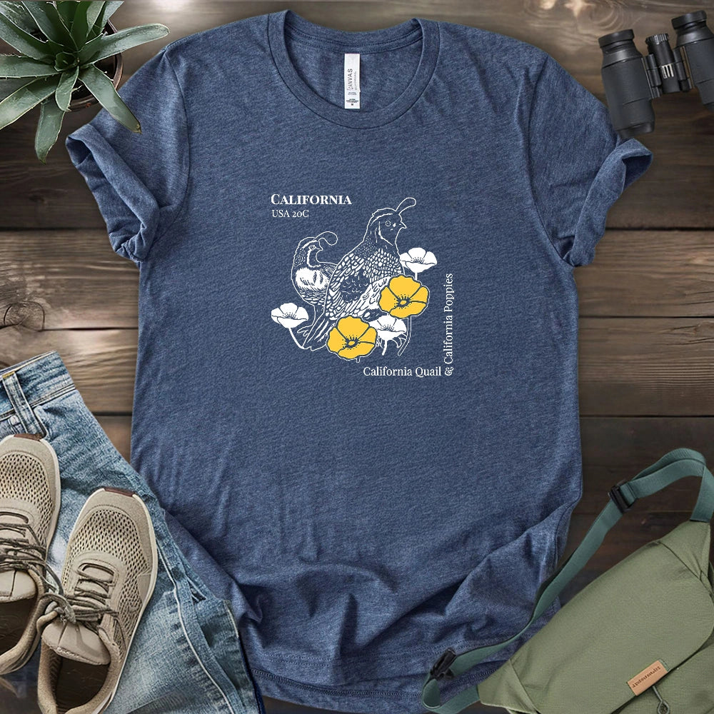 Quail Of California T-shirt