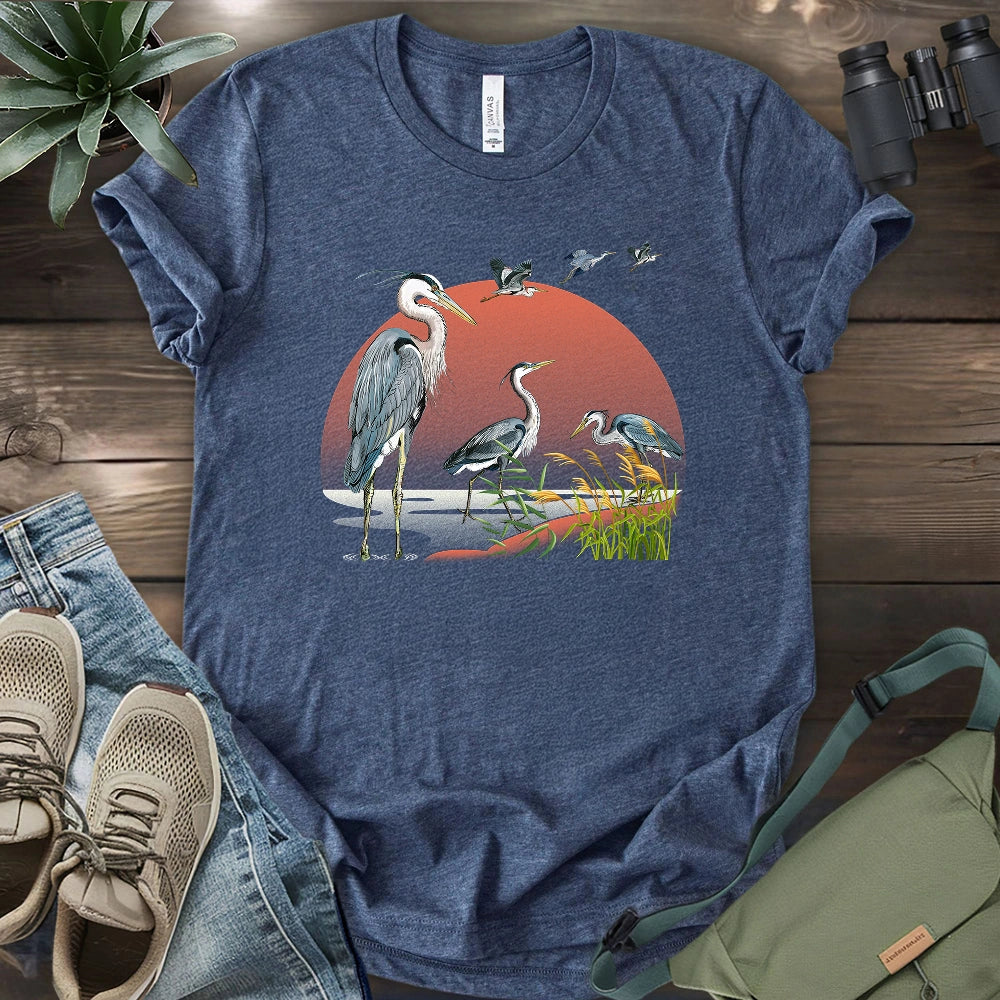 Heron Migration T-shirt