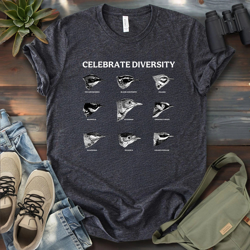 Field Guide to Warblers T-shirt