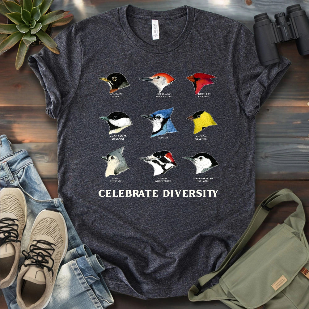 Northern Backyard Birds T-shirt