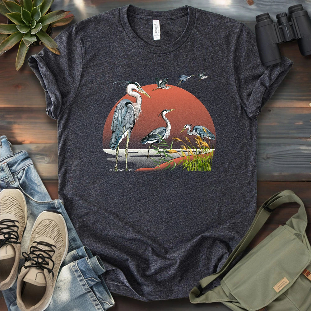 Heron Migration T-shirt