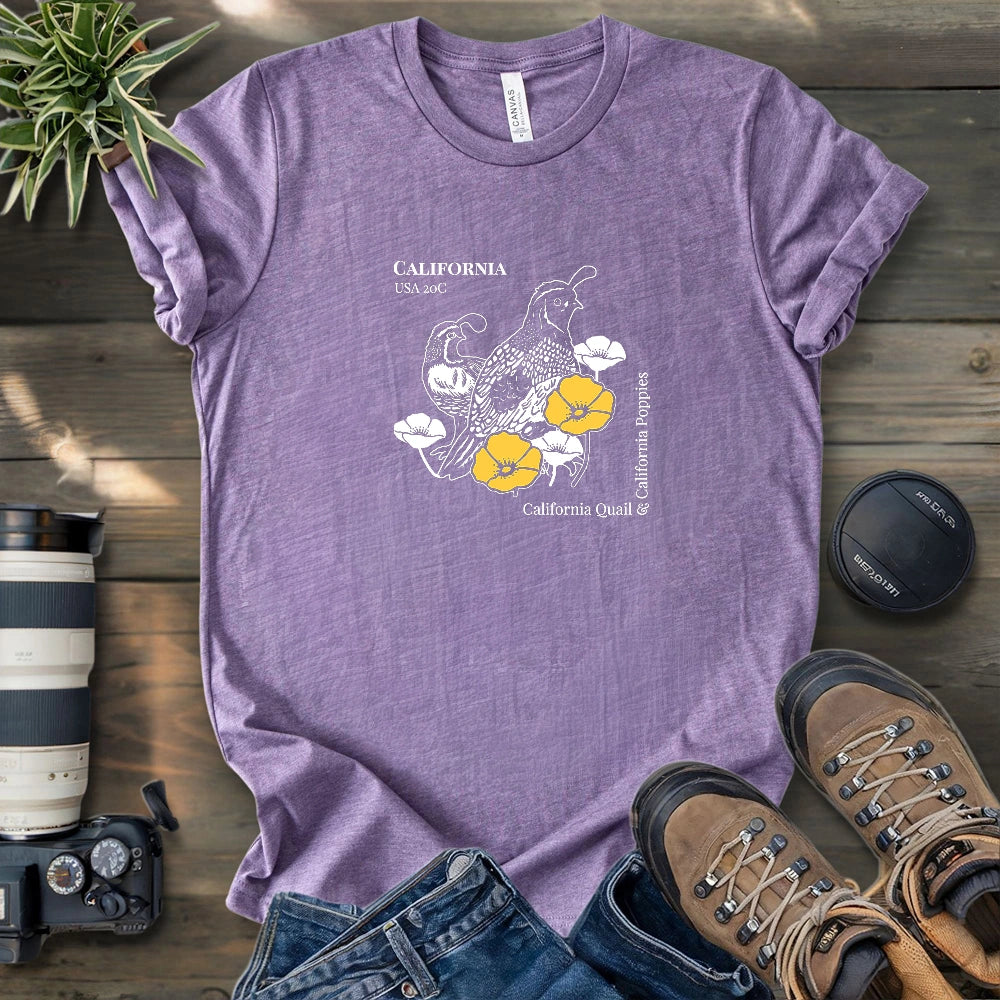 Quail Of California T-shirt