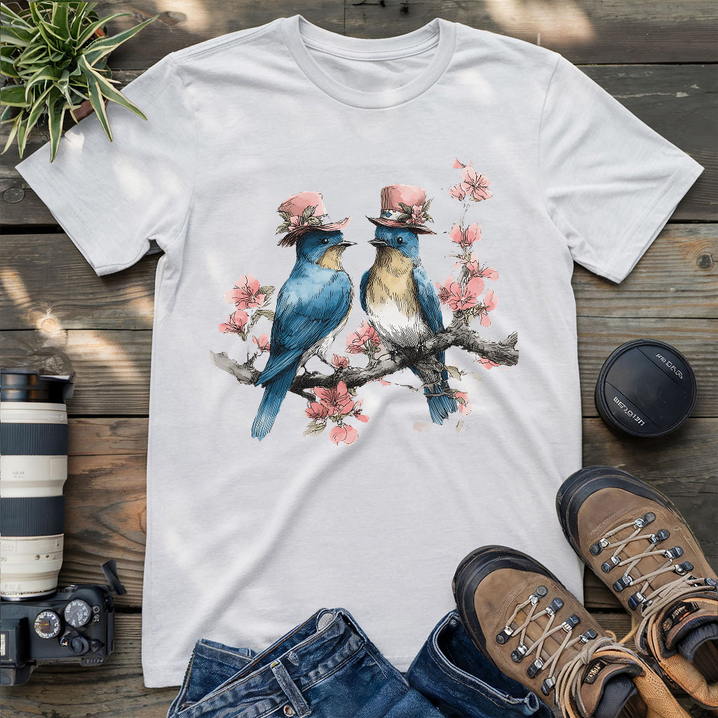 Blossom Bluebird Twins T-shirt