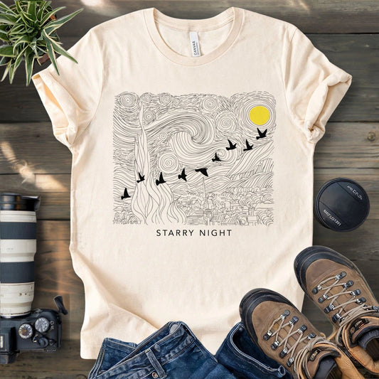 Starry Night Migration T-shirt