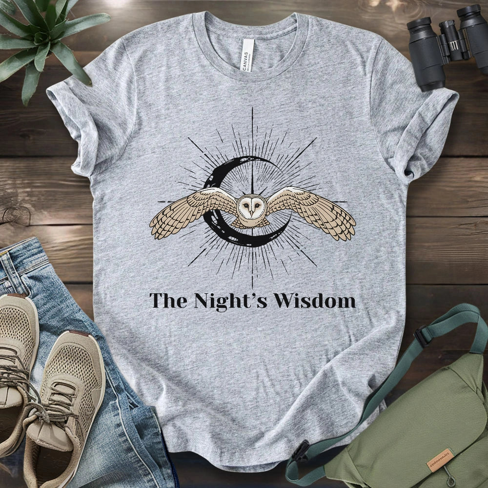 Barn Owl Wisdom T-shirt