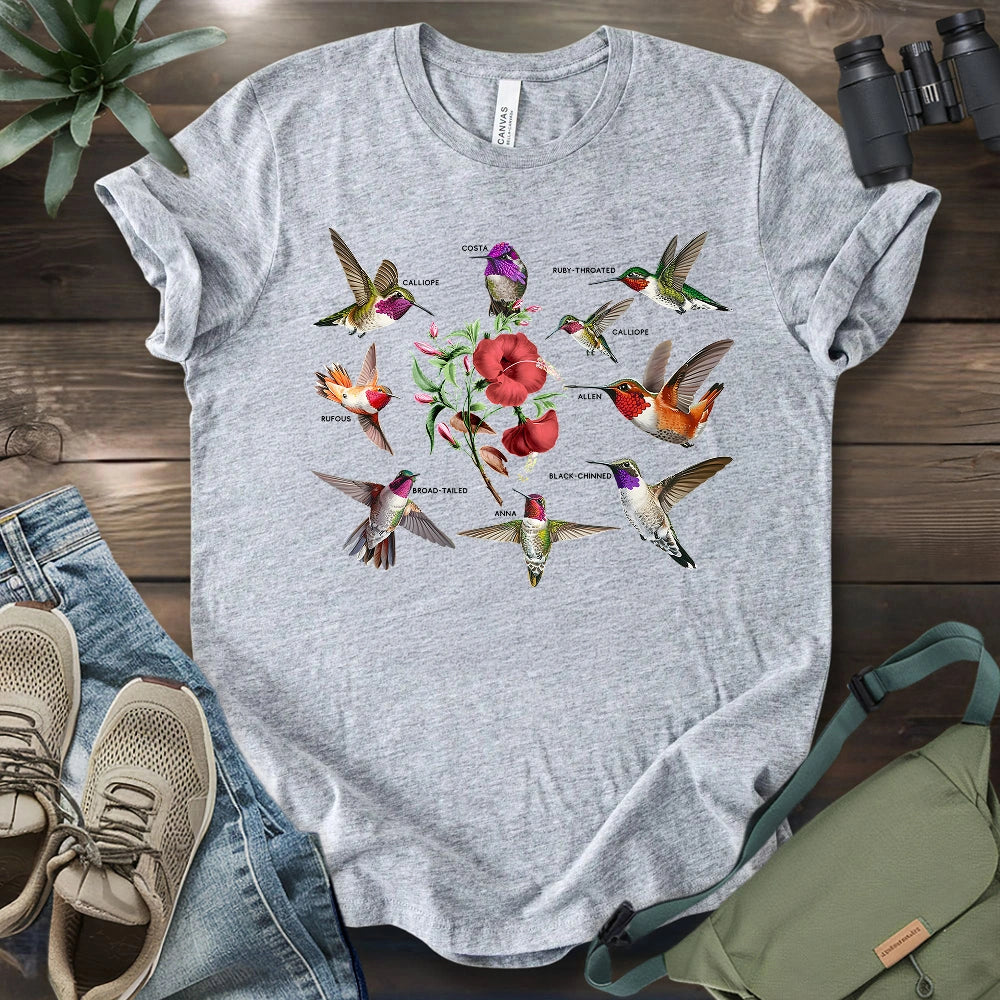Diversity of Hummingbirds T-shirt