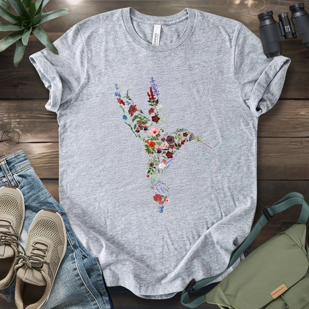 Hummingbird Made By Flowers T-shirt