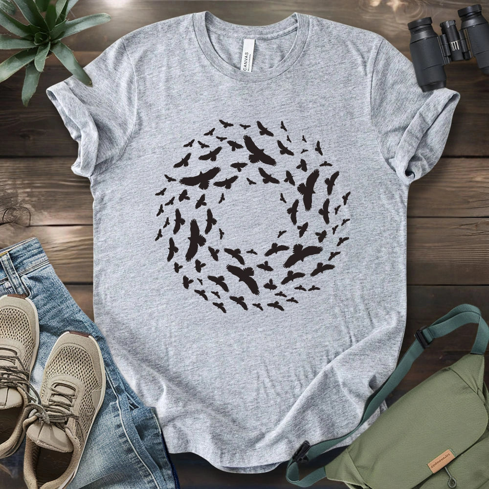 Kettle Of Hawks Migrating T-shirt