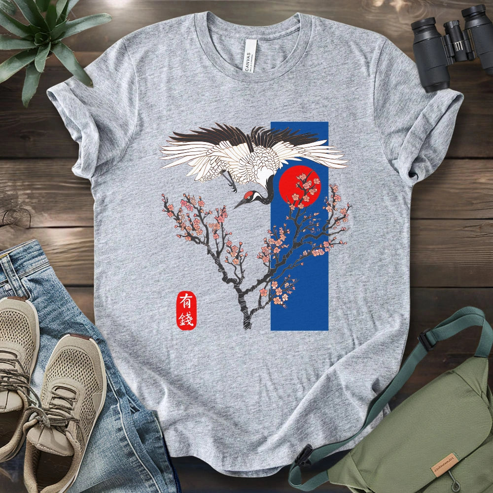 Red-crowned Crane T-shirt