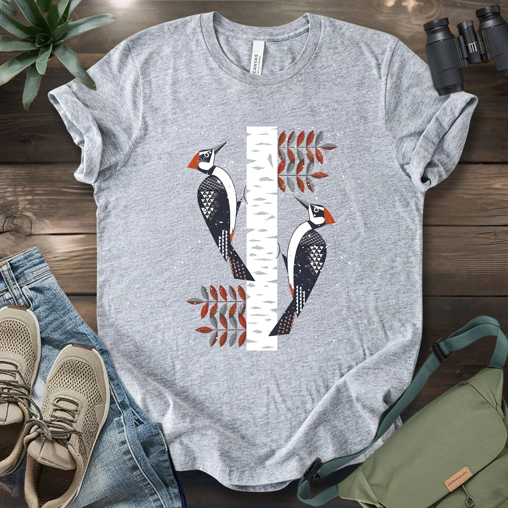 Winter Woodpeckers T-shirt