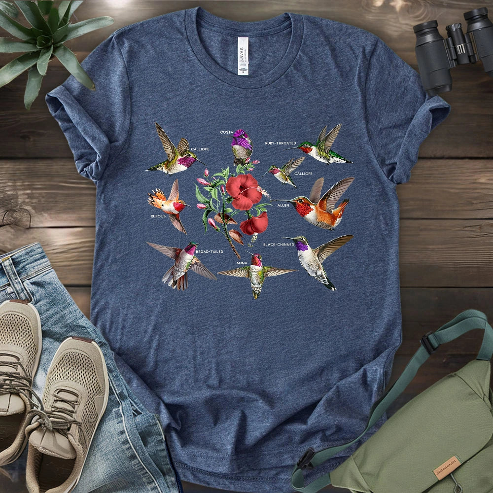 Diversity of Hummingbirds T-shirt
