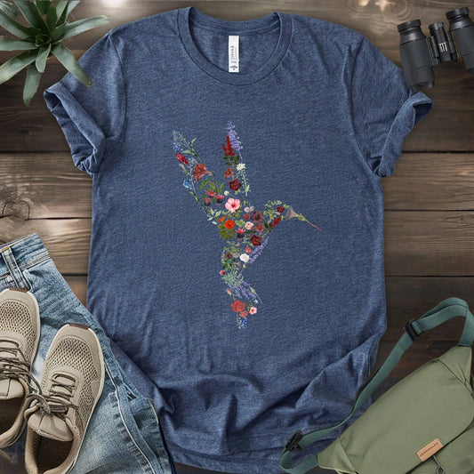Hummingbird Made By Flowers T-shirt