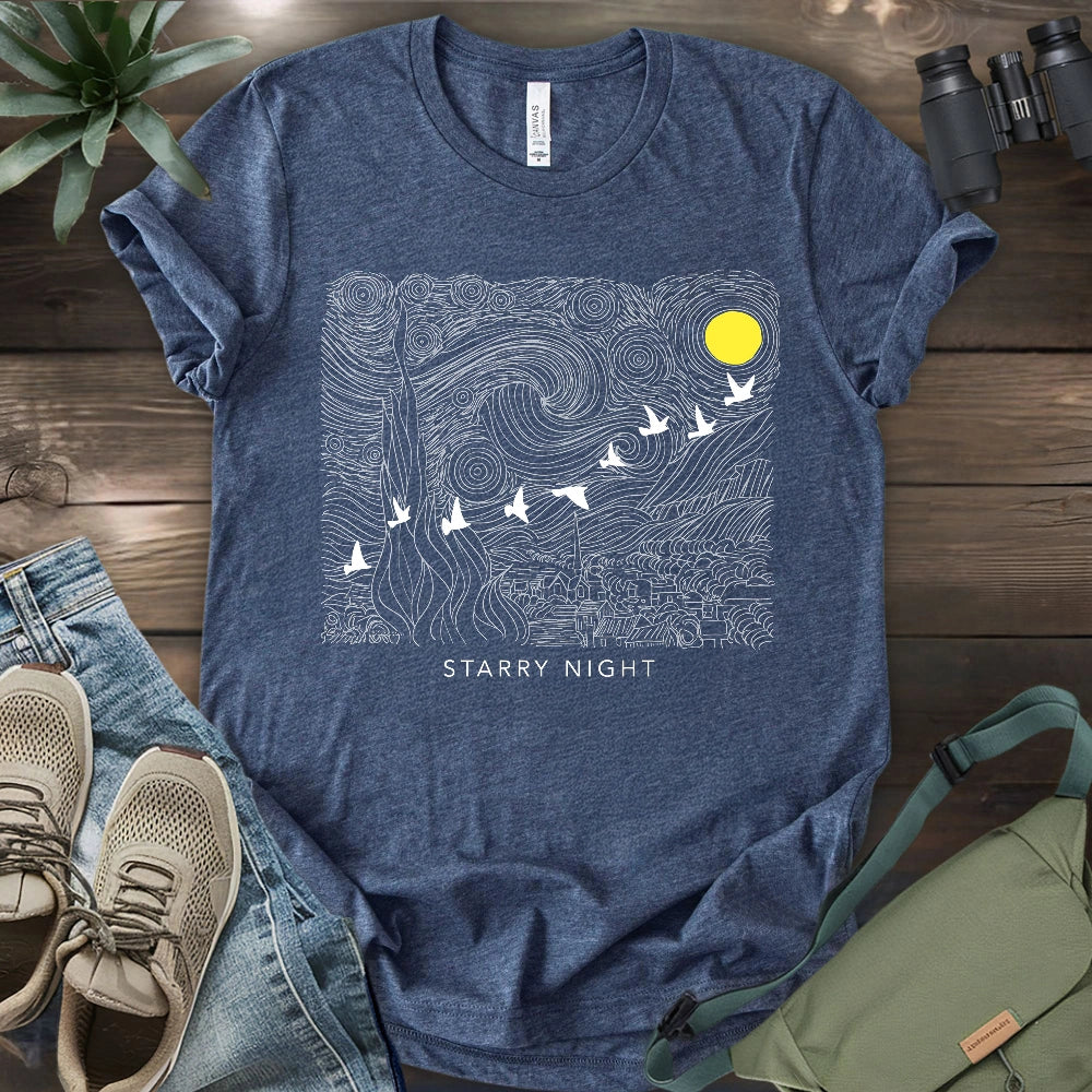 Starry Night Migration T-shirt