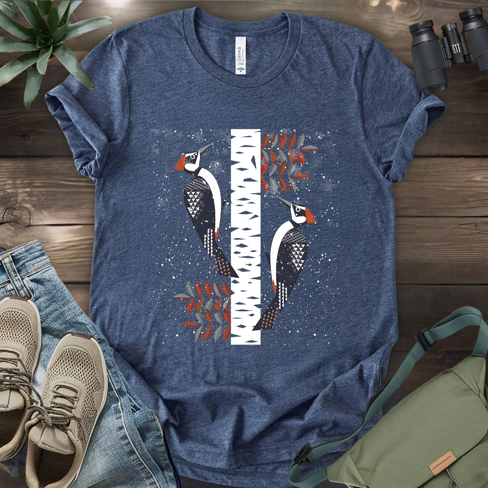 Winter Woodpeckers T-shirt
