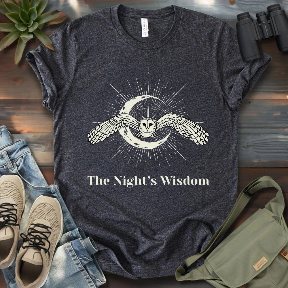 Barn Owl Wisdom T-shirt