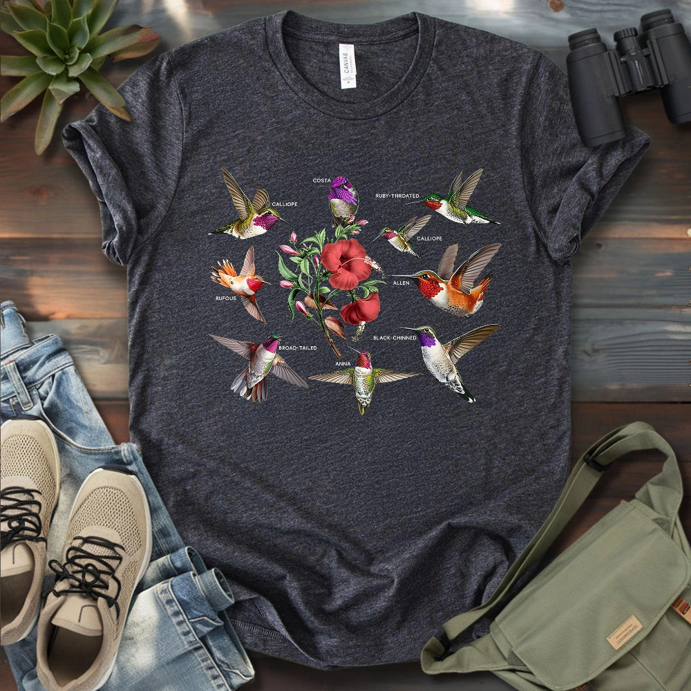Diversity of Hummingbirds T-shirt
