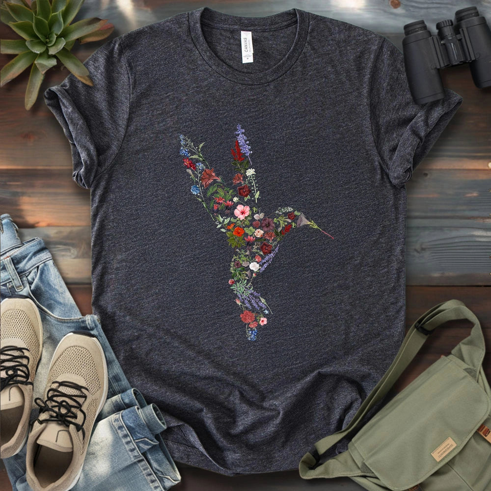 Hummingbird Made By Flowers T-shirt