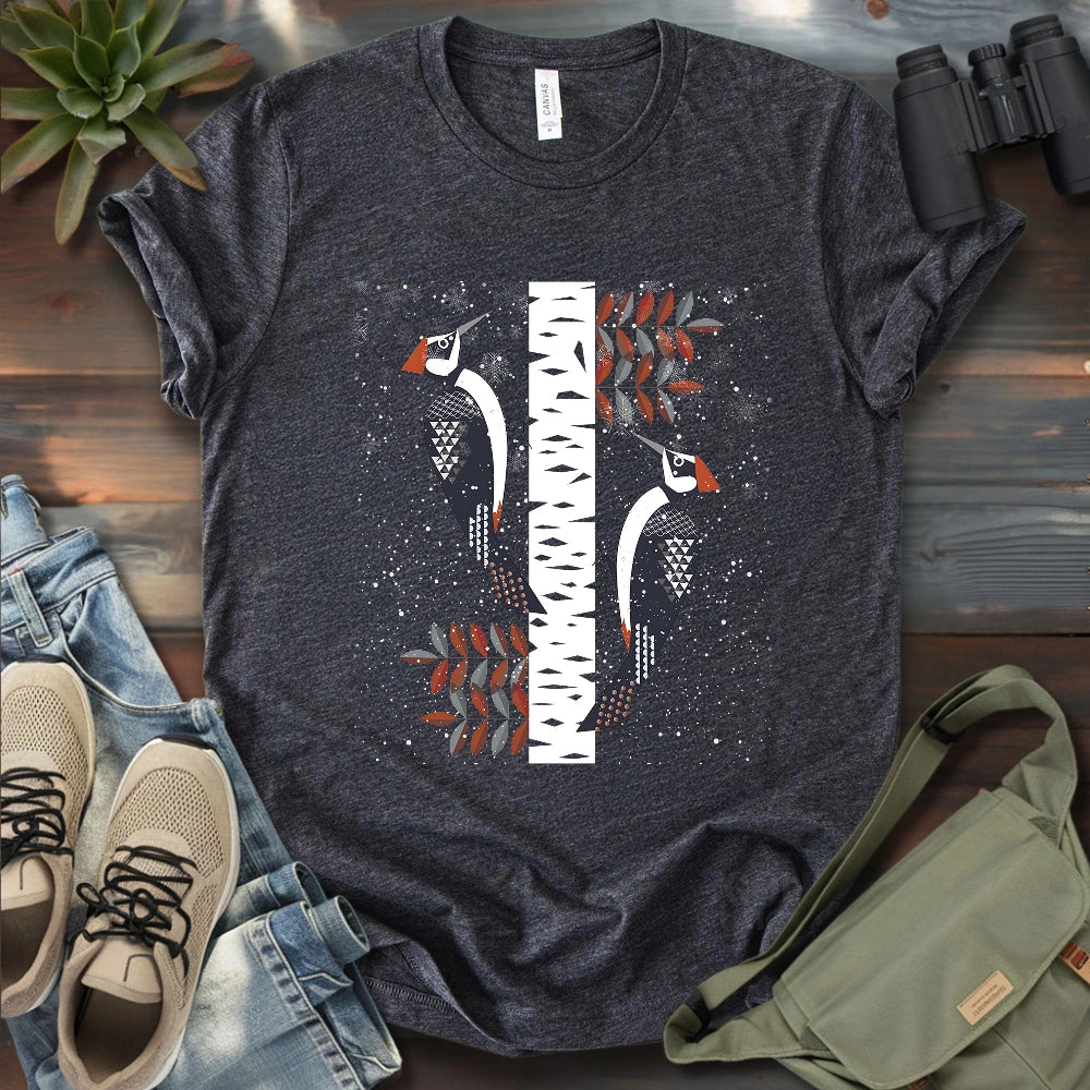 Winter Woodpeckers T-shirt