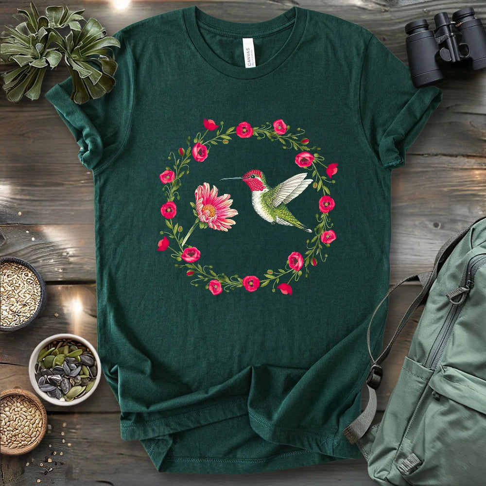 Anna Hummingbird Of California T-shirt