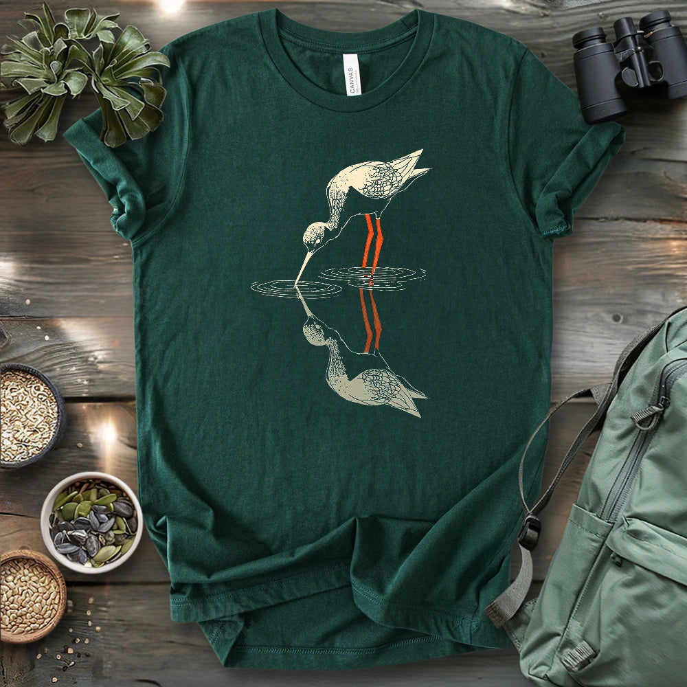 Black-necked Stilt Shadow T-shirt