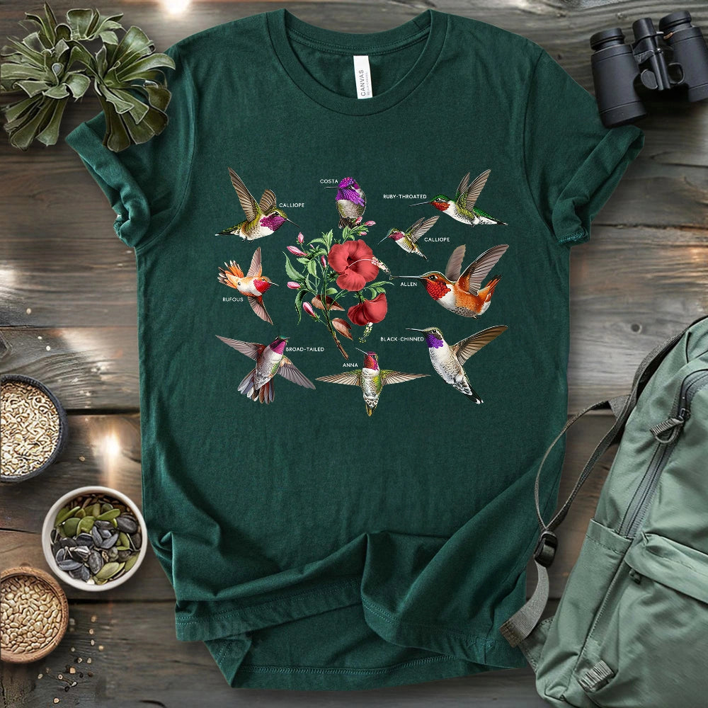 Diversity of Hummingbirds T-shirt