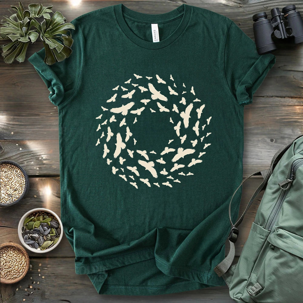Kettle Of Hawks Migrating T-shirt