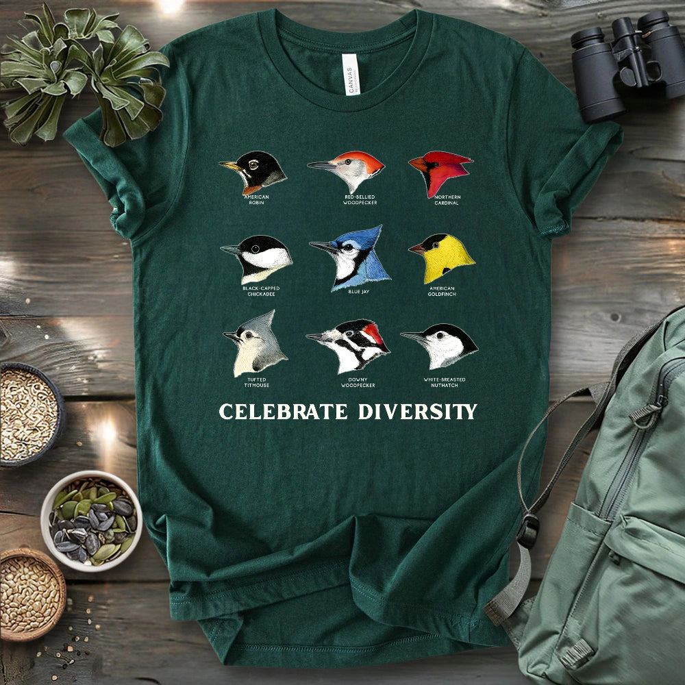 Northern Backyard Birds T-shirt