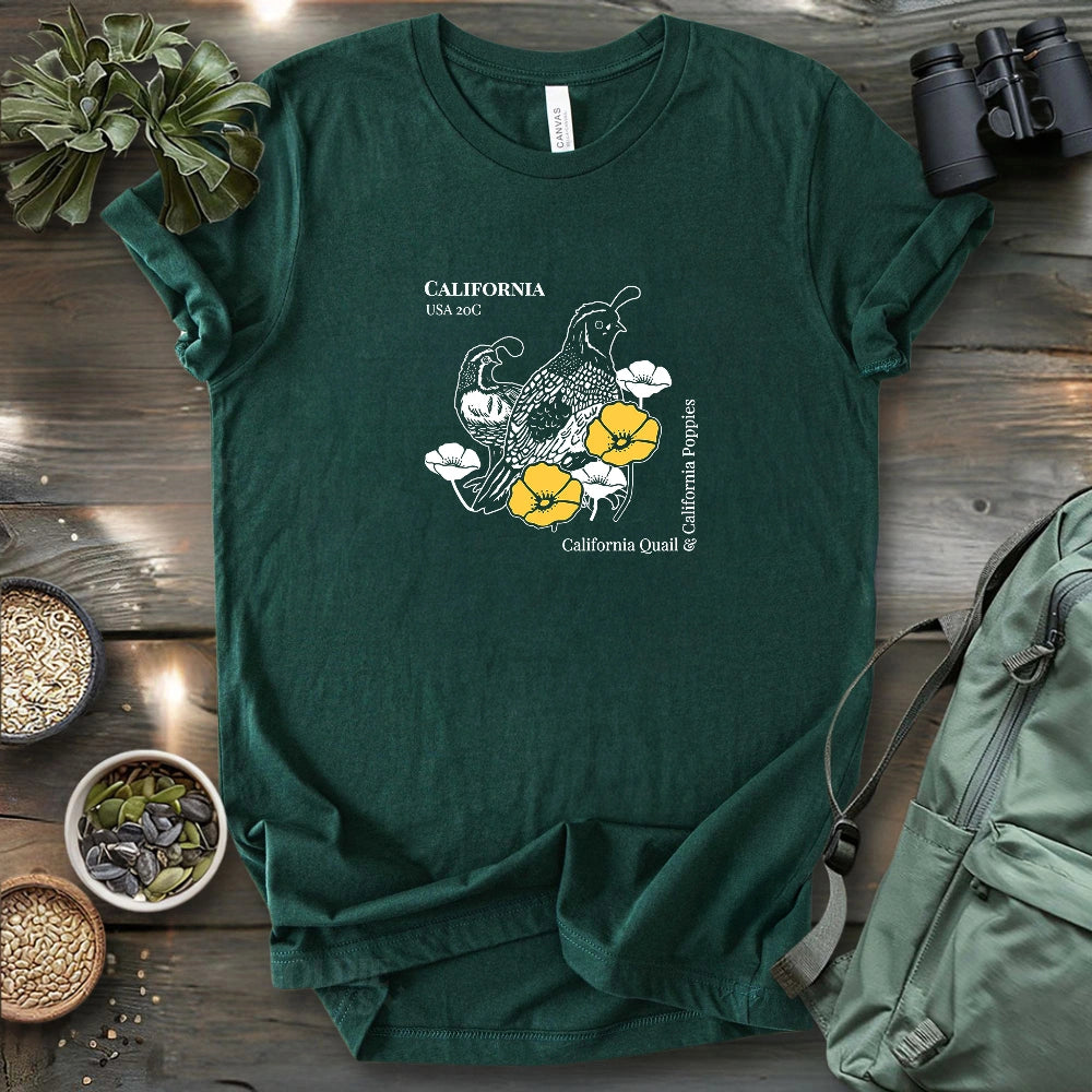 Quail Of California T-shirt