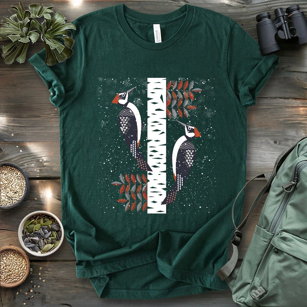 Winter Woodpeckers T-shirt