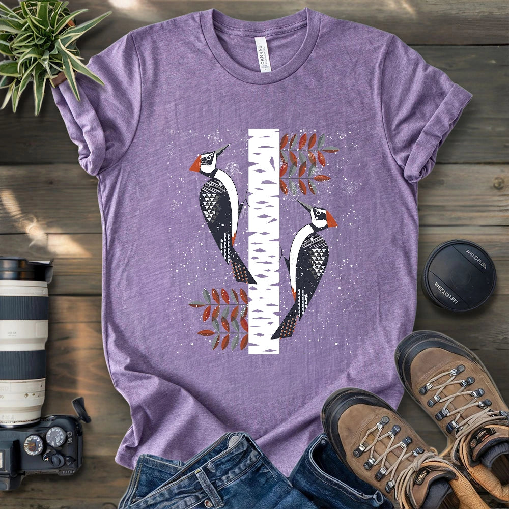 Winter Woodpeckers T-shirt