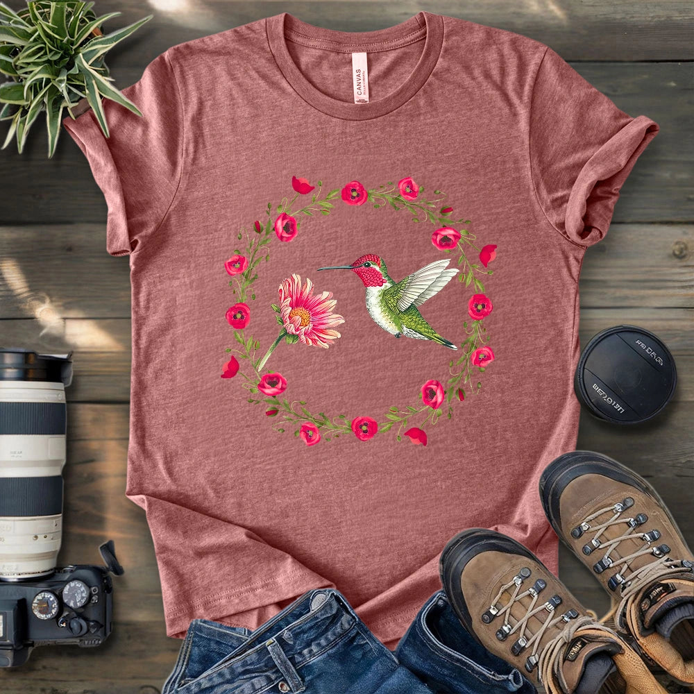 Anna Hummingbird Of California T-shirt