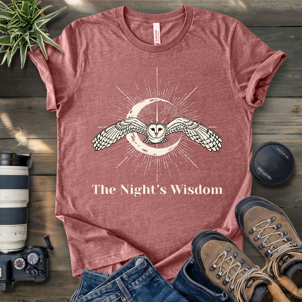 Barn Owl Wisdom T-shirt