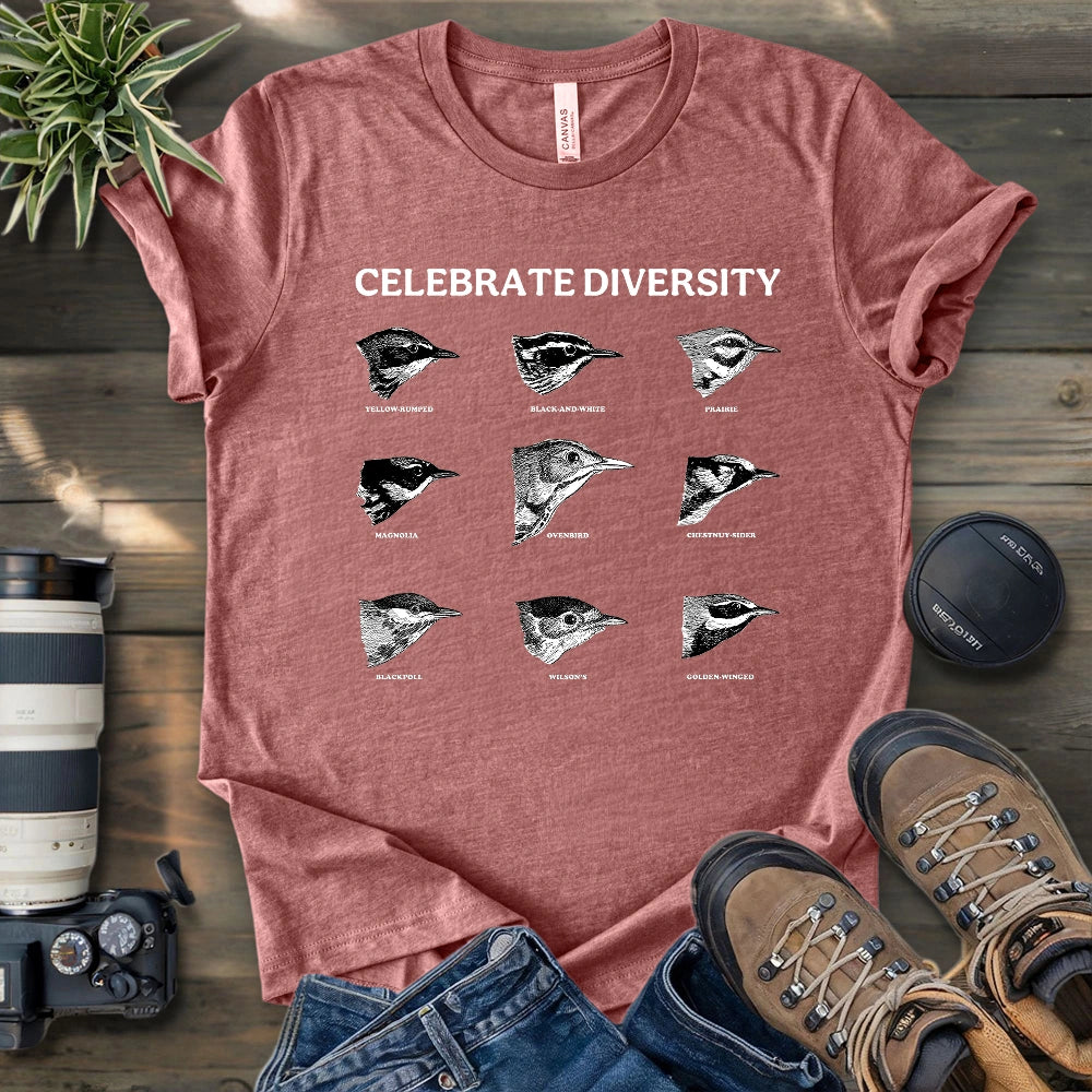 Field Guide to Warblers T-shirt