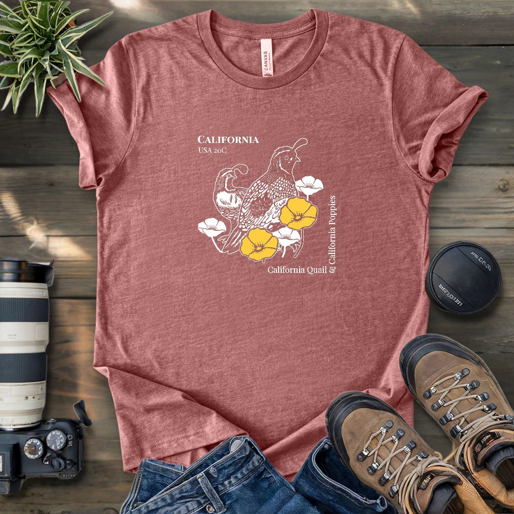 Quail Of California T-shirt