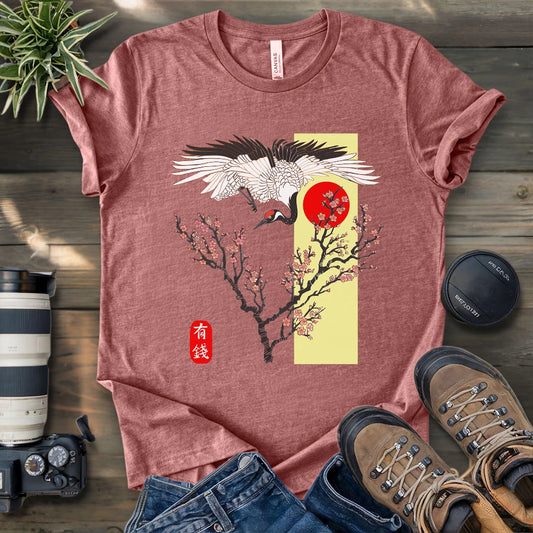 Red-crowned Crane T-shirt