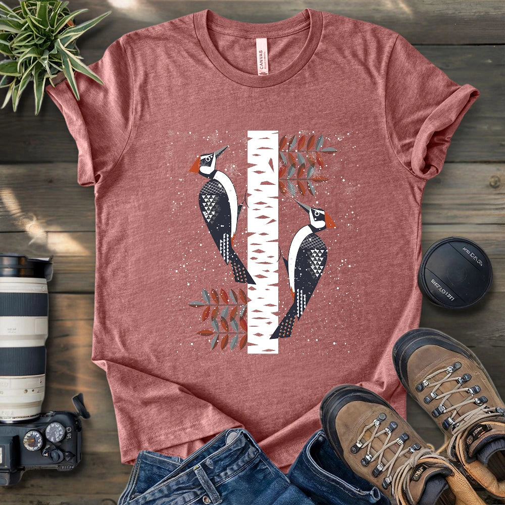 Winter Woodpeckers T-shirt