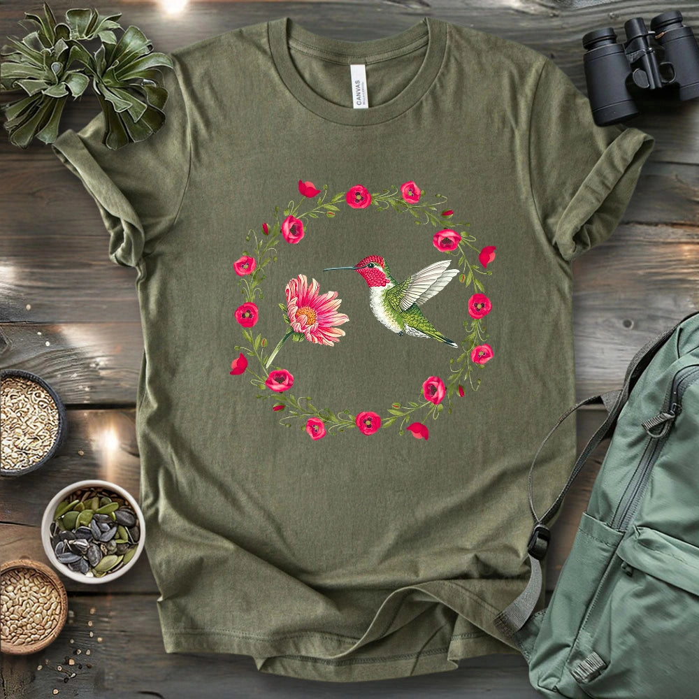 Anna Hummingbird Of California T-shirt