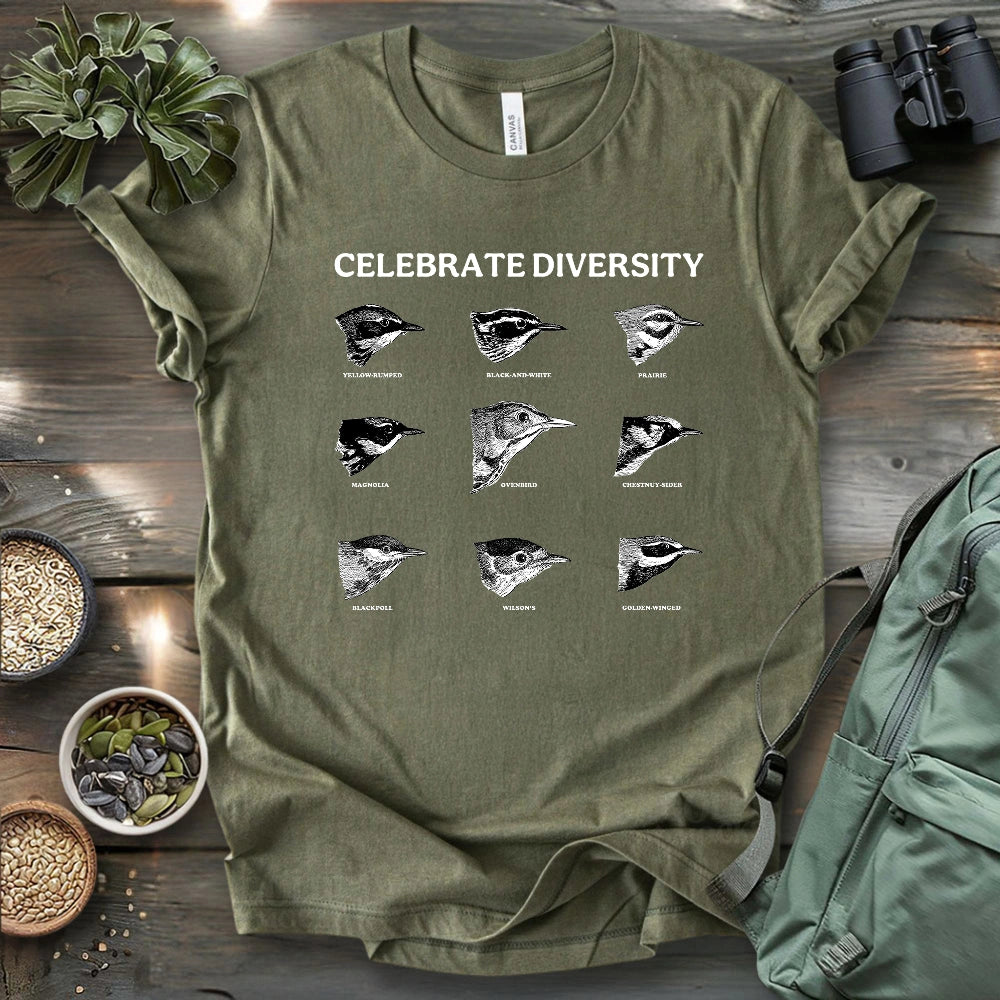 Field Guide to Warblers T-shirt