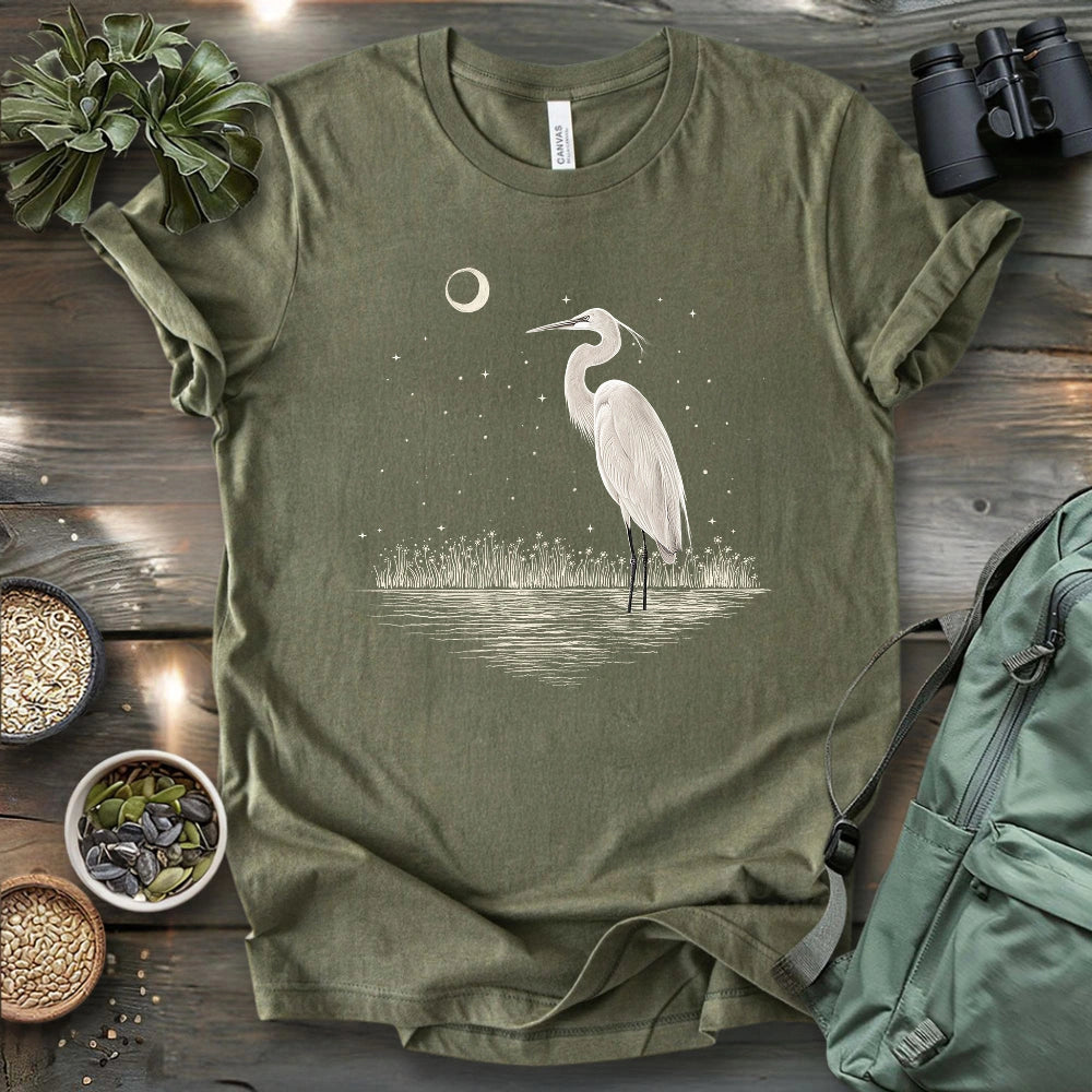 Winter Egret T-shirt