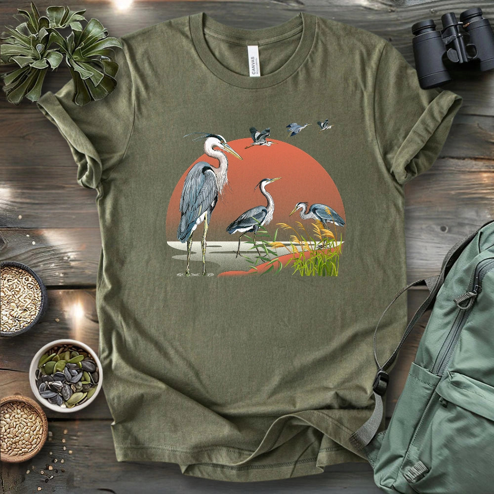 Heron Migration T-shirt
