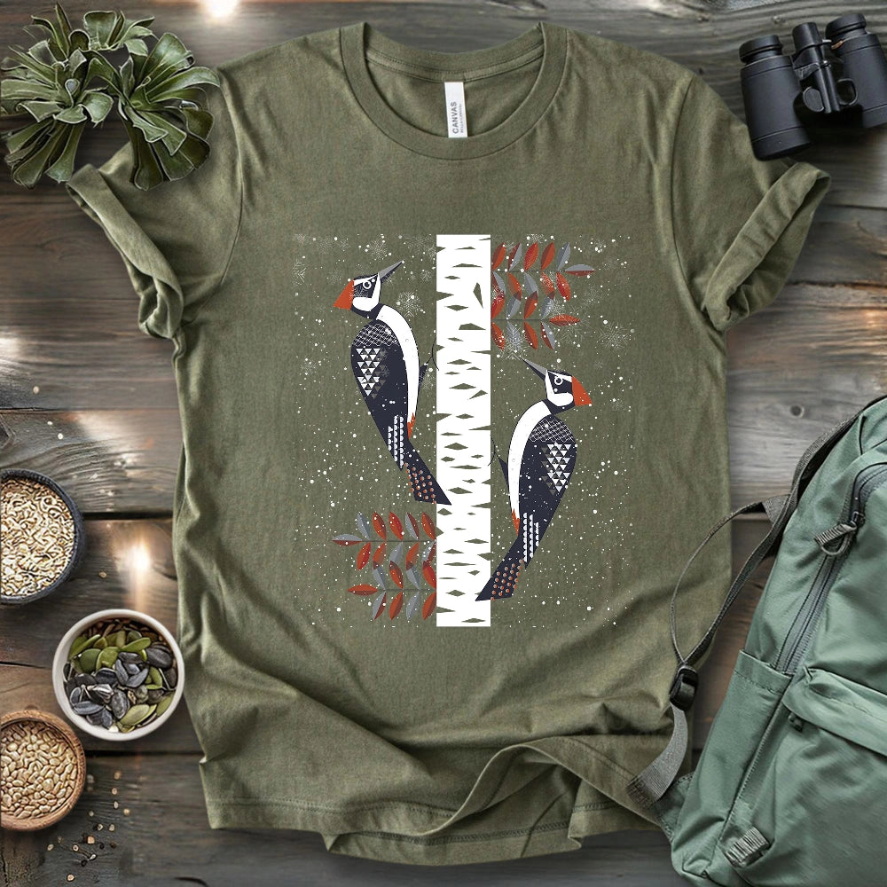 Winter Woodpeckers T-shirt