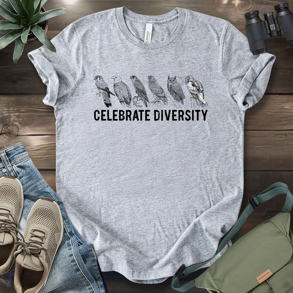 Celebrate Raptor Diversity T-shirt