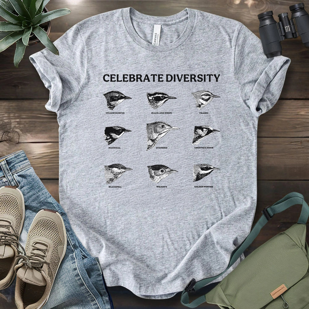 Field Guide to Warblers T-shirt