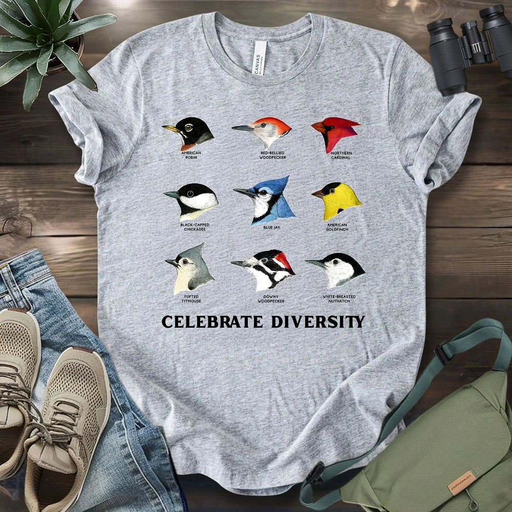Northern Backyard Birds T-shirt
