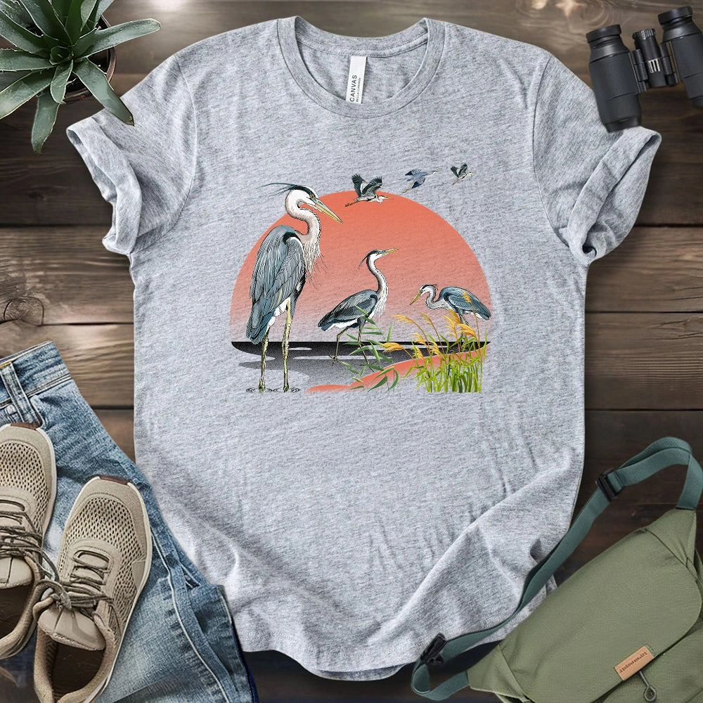 Heron Migration T-shirt