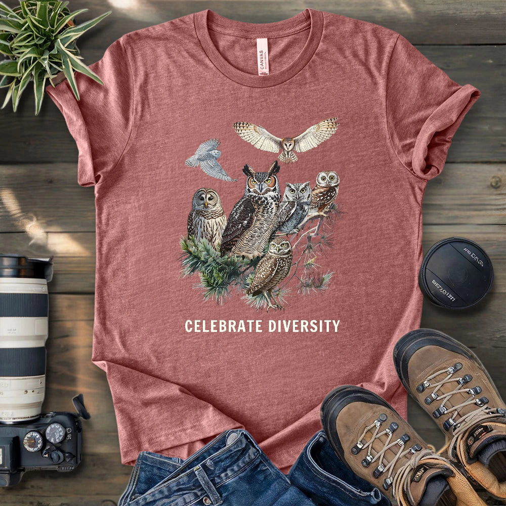 Owl Diversity T-shirt