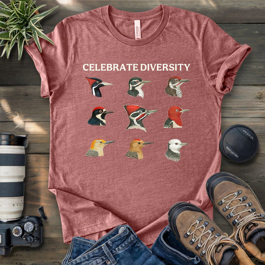 Woodpecker Diversity T-shirt