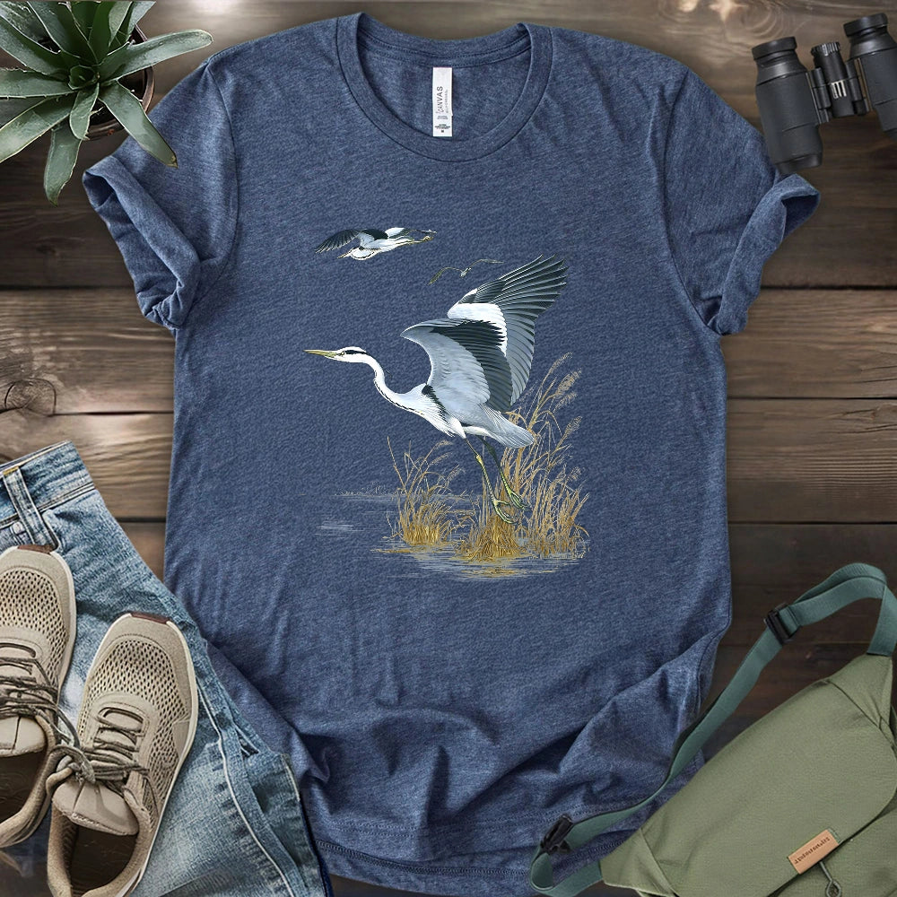 Grace of the Heron T-shirt