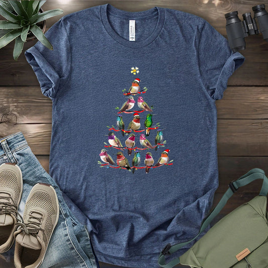 Hummingbird Christmas Tree T-shirt