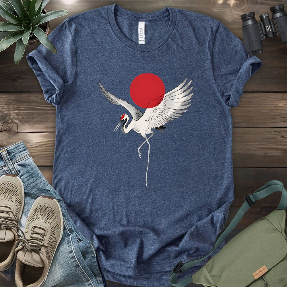 Japan Sun Crane T-shirt